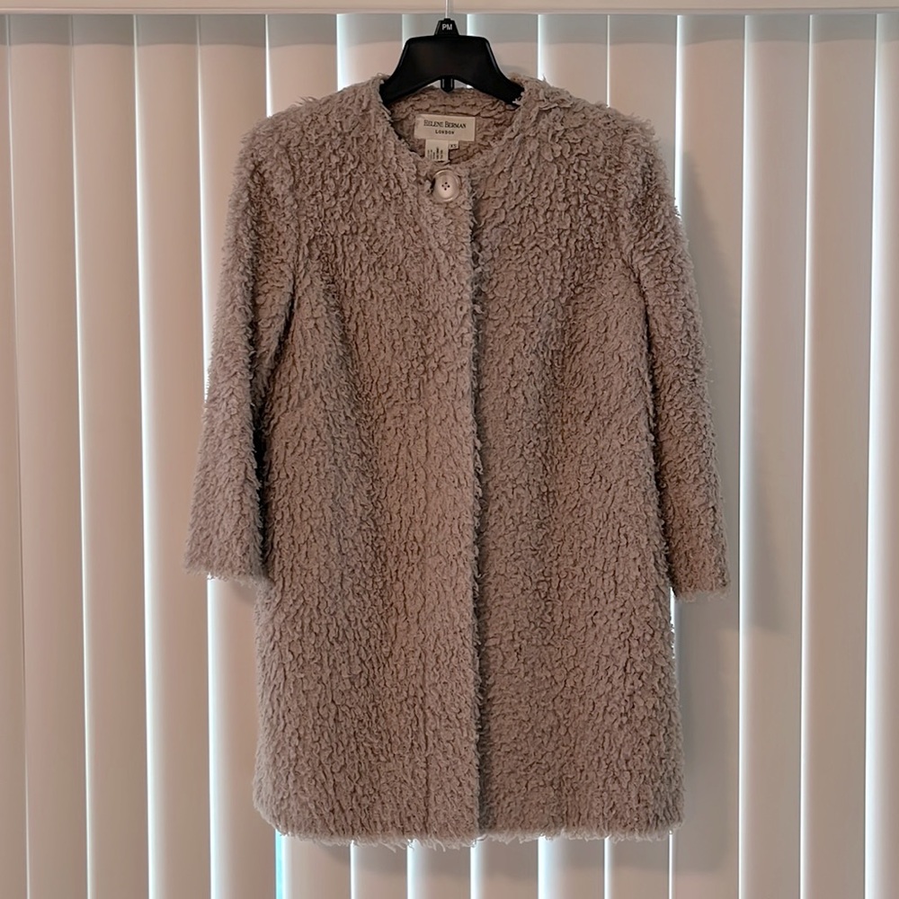 Helene Berman London Fuzzy coat